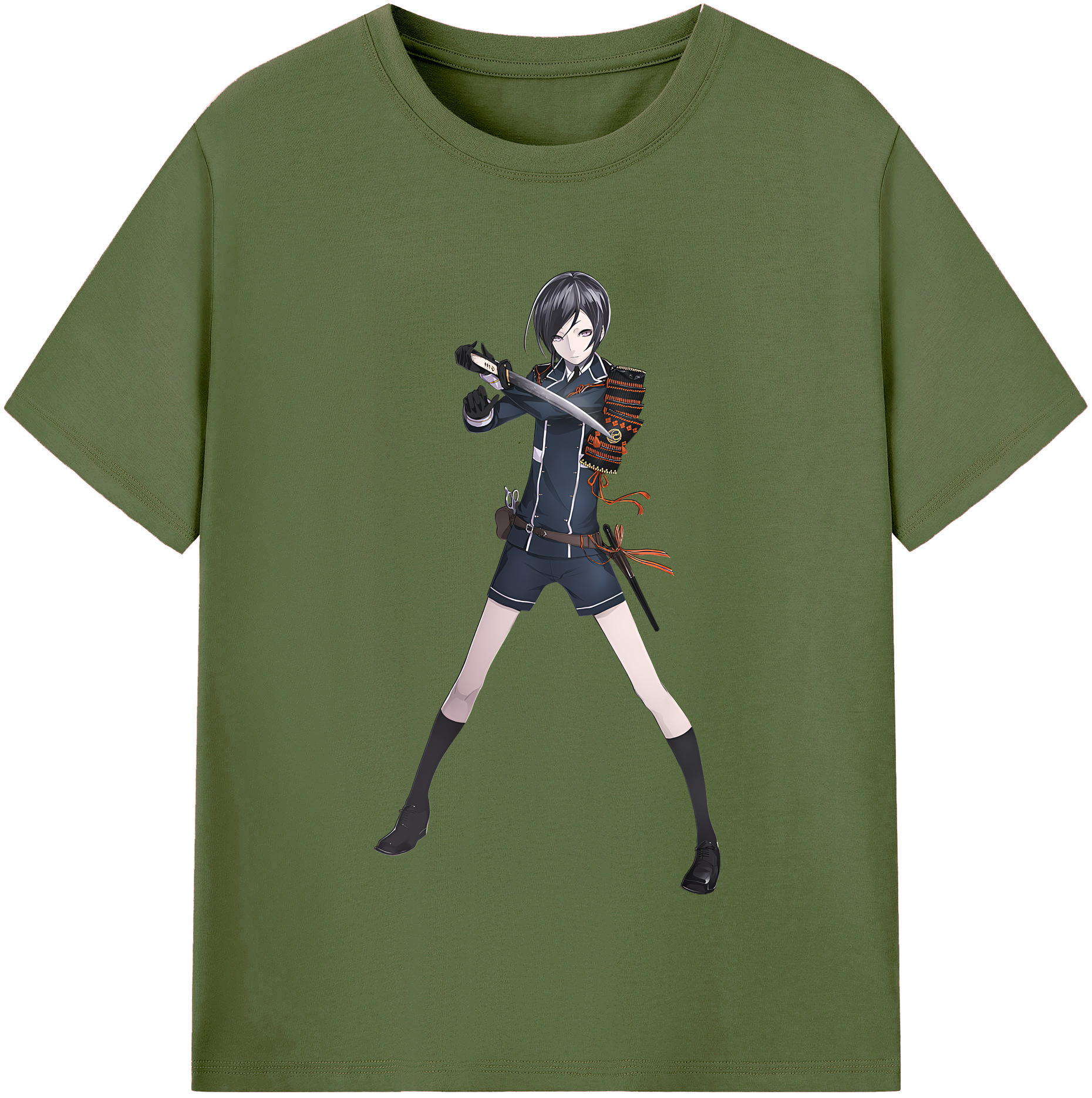 （画像用） 刀剣乱舞 Touken Ranbu 綿100％半袖Tシャツ（フロントプリント）